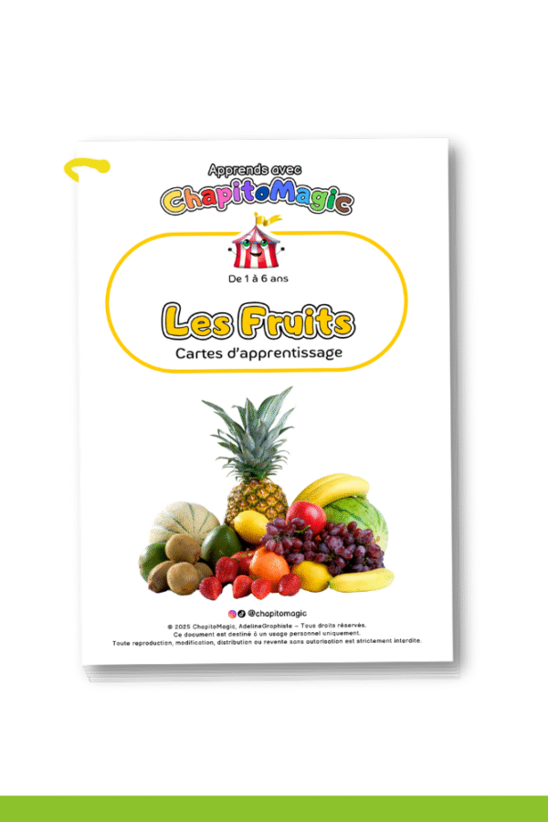 Imagier Les Fruits chapitomagic