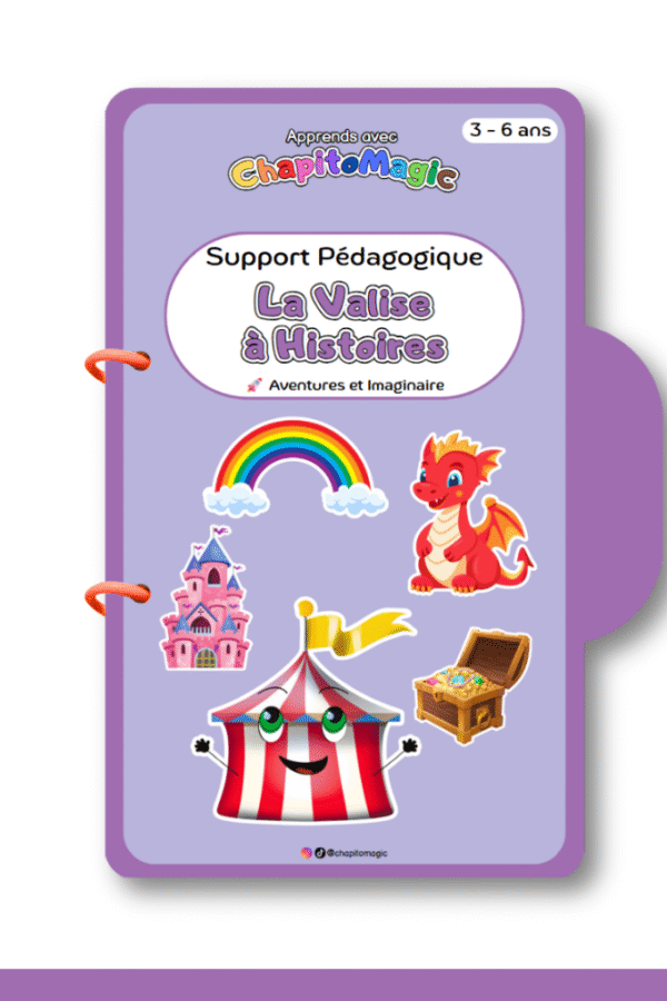 Livret d'activité la valise à histoire chapitomagic